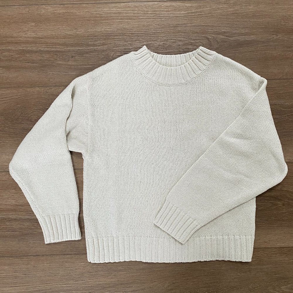 Women's Prologue Cream Sweater — XS (Target)